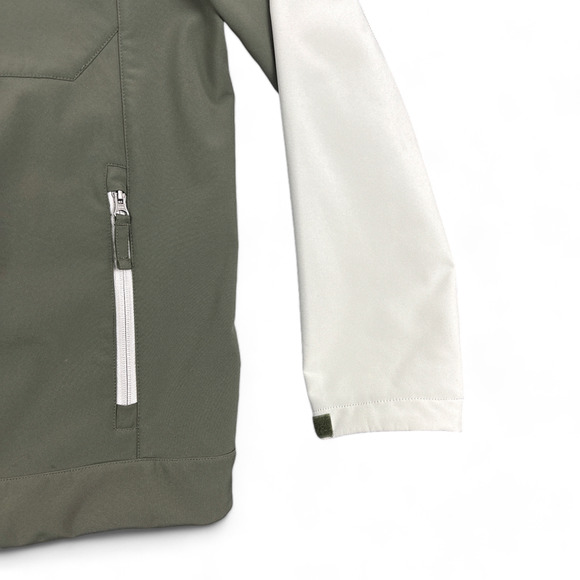 Gander Mountain Jacket Adult LARGE Green 2 Tone Zip Pockets Outdoor Hiking - Picture 4 of 9